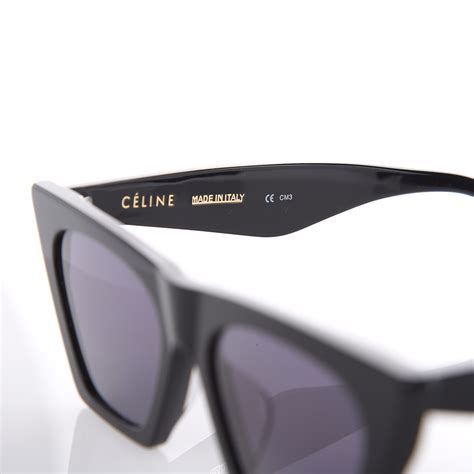 celine 41468 black|CELINE EDGE CL 41468/S BLACK SUNGLASSES .